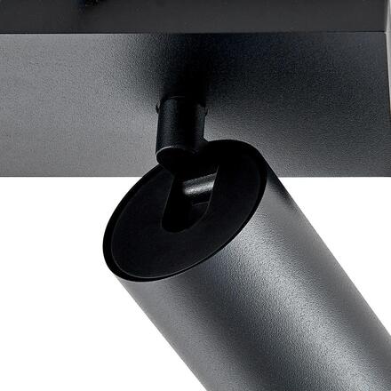 Deko-Light stropní přisazené svítidlo - Can Tilt hranaté, 2x 7,5 W GU10, černá 348248