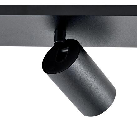 Deko-Light stropní přisazené svítidlo - Can Tilt hranaté, 3x 7,5 W GU10, černá 348250