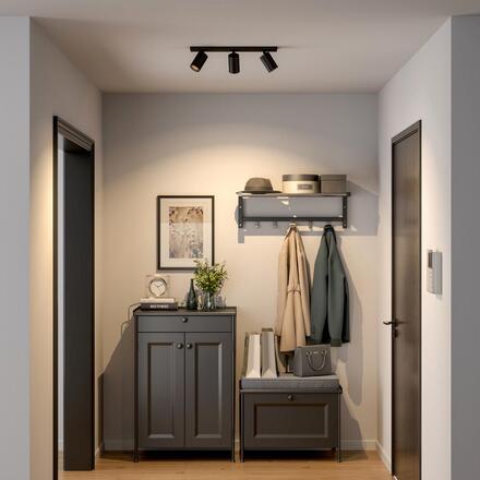 Deko-Light stropní přisazené svítidlo - Can Tilt hranaté, 3x 7,5 W GU10, černá 348250