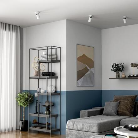 Deko-Light stropní přisazené svítidlo - Can Tilt kulaté, 1x 7,5 W GU10, bílá 348251