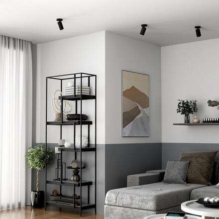 Deko-Light stropní přisazené svítidlo - Can Tilt kulaté, 1x 7,5 W GU10, černá 348252