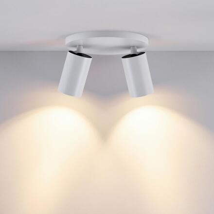 Deko-Light stropní přisazené svítidlo - Can Tilt kulaté, 2x 7,5 W GU10, bílá 348253