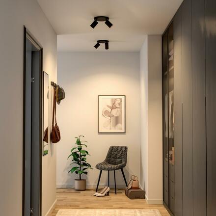 Deko-Light stropní přisazené svítidlo - Can Tilt kulaté, 2x 7,5 W GU10, černá 348254