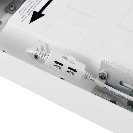 Deko-Light stropní přisazené svítidlo - Pro Office Sano 1525, 42W, DALI, 3000/4000K, bílá 348263