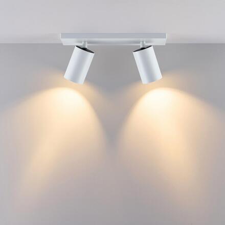 Deko-Light stropní přisazené svítidlo - Can Tilt hranatá základna, 2x 7,5 W GU10, bílá 348266