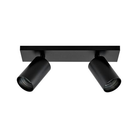 Deko-Light stropní přisazené svítidlo - Can Tilt hranatá základna, 2x 7,5 W GU10, černá 348267