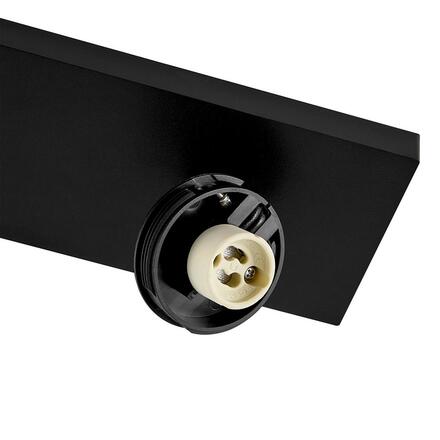 Deko-Light stropní přisazené svítidlo - Can Tilt hranatá základna, 2x 7,5 W GU10, černá 348267