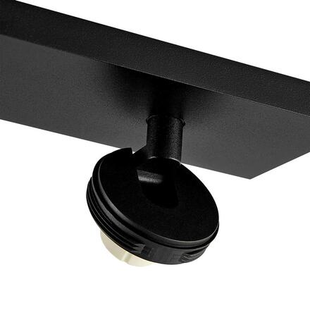 Deko-Light stropní přisazené svítidlo - Can Tilt hranatá základna, 2x 7,5 W GU10, černá 348267