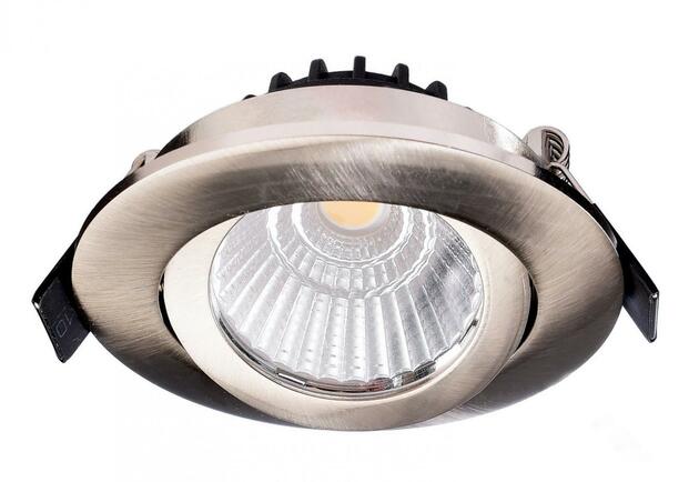 Deko-Light stropní vestavné svítidlo, Dione, 8,5 W, DIM, 3000 K, 220-240V 800 lm nikl 565371