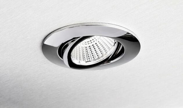 Deko-Light stropní vestavné svítidlo, Dione, 8,5 W, DTW, 1800-3000 K, 220-240V 480 lm chrom 565383