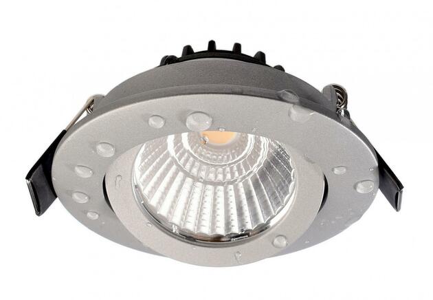 Deko-Light stropní vestavné svítidlo, Dione IP, 8,5 W, DIM, 2700 K, 220-240V 750 lm stříbrná 565389