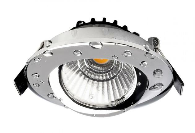 Deko-Light stropní vestavné svítidlo, Dione IP, 8,5 W, DIM, 2700 K, 220-240V 750 lm chrom 565391