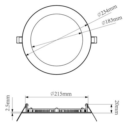 Deko-Light vestavné bodové svítidlo - Anik kulaté 220, 17 W, DIM, 2700 K, bílá 565416
