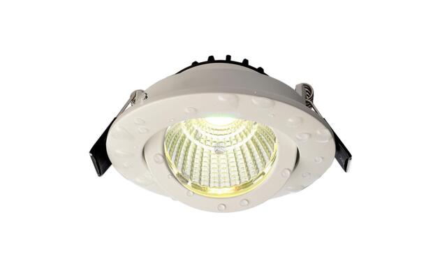 Deko-Light vestavné bodové svítidlo Dione IP44, 7W, RGB+3000 K, bílá 565450