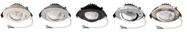 Deko-Light vestavné bodové svítidlo Dione IP44, 7W, RGB+3000 K, bílá 565450
