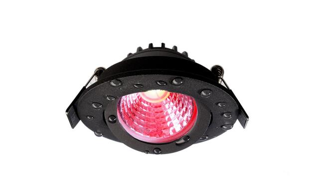 Deko-Light vestavné bodové svítidlo Dione IP44, 7W, RGB+3000 K, černá 565452