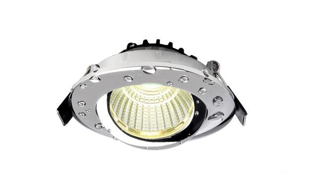 Deko-Light vestavné bodové svítidlo Dione IP44, 7W, RGB+3000 K, chrom 565453