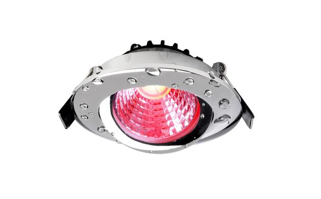 Deko-Light vestavné bodové svítidlo Dione IP44, 7W, RGB+3000 K, chrom 565453