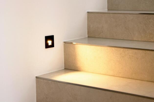 Deko-Light vestavné svítidlo do zdi - Alwaid Pro pohybový senzor, 2/4 W, 2700 K, bílá 565736