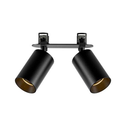 Deko-Light vestavné bodové svítidlo - Can Tilt kulaté, 2x 7,5 W GU10, černá 565758