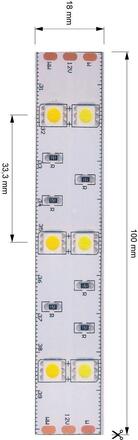 Deko-Light flexibilní LED pásek 5050-2x30-12V-3000K-7000K-3m 12V DC 3000-7000 K 3000 mm 621362