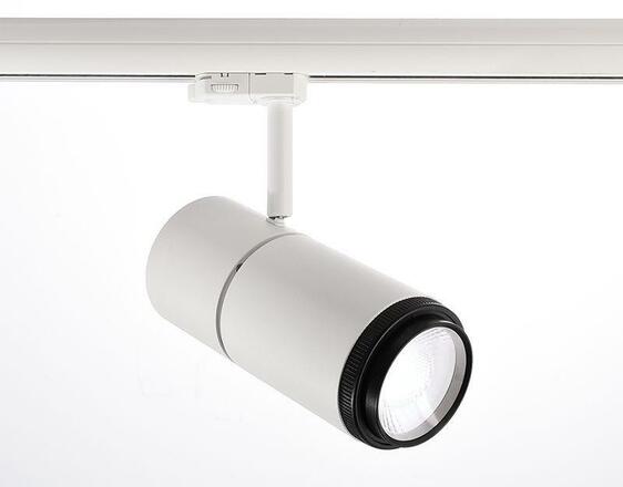 Deko-Light kolejnicový systém 3-fázový 230V Pleione Focus II 220-240V AC/50-60Hz 35,00 W 4000 K bílá 195 mm  707068