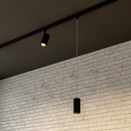 Deko-Light kolejnicový systém 3-fázový 230V Lucea 20 černá 220-240V AC/50-60Hz 20,00 W 3000/4000 K tmavě černá RAL 9005 707129