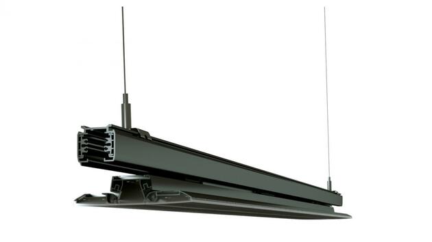 Deko-Light 3-fázové svítidlo - lineární Pro, Fold, 20 W, 4000 K, černá 707190