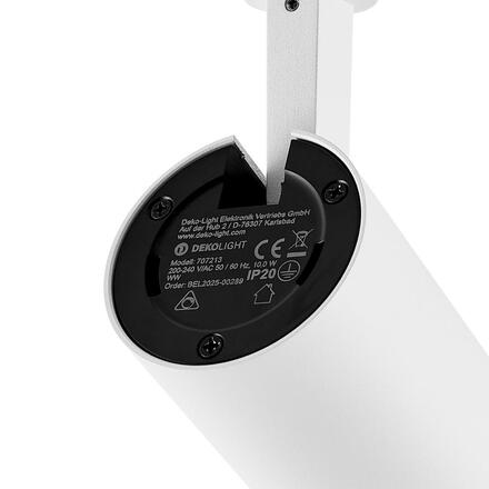 Deko-Light 3-fázové bodové svítidlo - Lucea, Tilt, 10 W, DTW, 1800-2700 K, bílá 707213