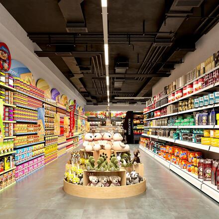 Deko-Light modulový systém - Sanotrunk Universal 90 st., 70 W, DALI, 4000 K, bílá 707230