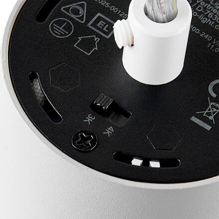 Deko-Light 3-fázové závěsné svítidlo - Lucea 10 CCT, 11 W, DALI, 3000/4000 K, bílá 707234