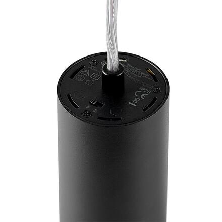 Deko-Light 3-fázové závěsné svítidlo - Lucea 10 CCT, 11 W, DALI, 3000/4000 K, černá 707235