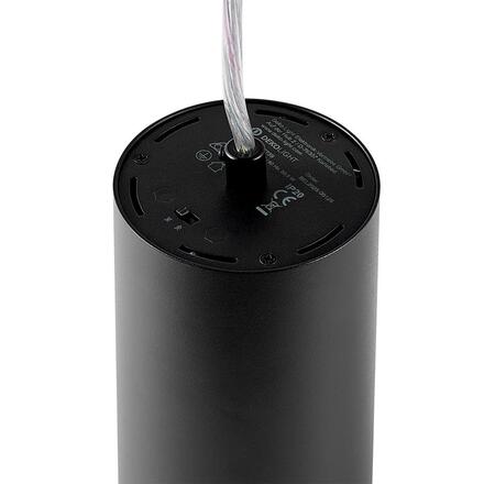 Deko-Light 3-fázové závěsné svítidlo - Lucea 20 CCT, 20 W, DALI, 3000/4000 K, černá 707239