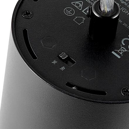 Deko-Light 3-fázové závěsné svítidlo - Lucea 20 CCT, 20 W, DALI, 3000/4000 K, černá 707239