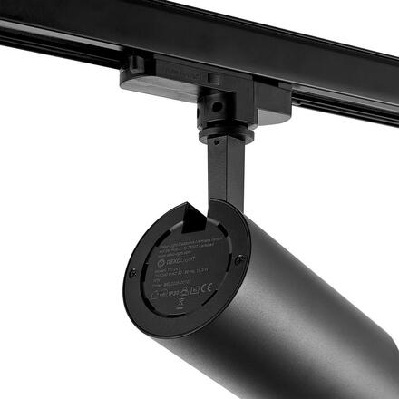 Deko-Light 3-fázové bodové svítidlo - Lucea 15 Tilt, 15 W, DALI, 2700 K, černá 707241