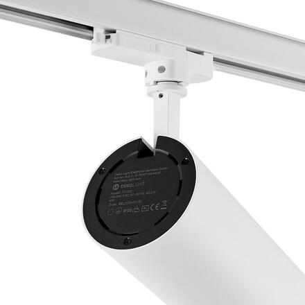 Deko-Light 3-fázové bodové svítidlo - Lucea 40 Tilt, 40 W, DALI, 4000 K, bílá 707242