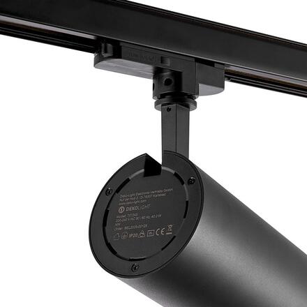 Deko-Light 3-fázové bodové svítidlo - Lucea 40 Tilt, 40 W, DALI, 4000 K, černá 707243