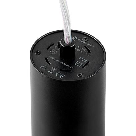 Deko-Light 3-fázové závěsné svítidlo - Lucea 10, 10 W, DALI, 2700 K, černá 707245