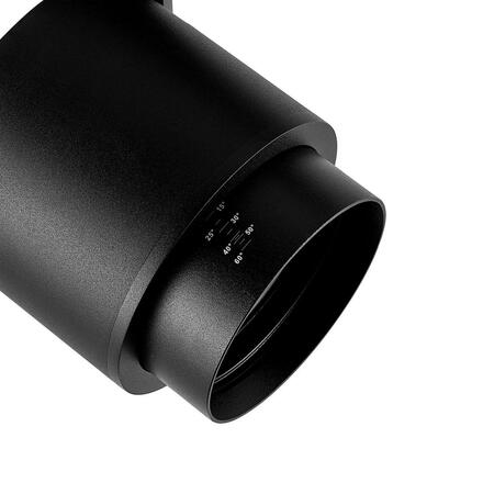 Deko-Light 3-fázové bodové svítidlo Focaris, 37 W, DALI, 2700/3000/4000 K, černá 707267