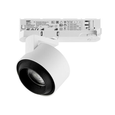 Deko-Light 3-fázové bodové svítidlo Ceres 90, 19 W, 3000 K, bílá 707284
