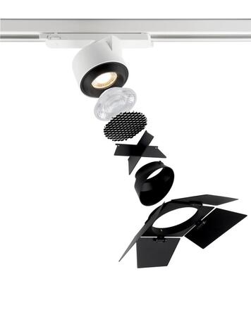Deko-Light 3-fázové bodové svítidlo Ceres 90, 19 W, 3000 K, bílá 707284
