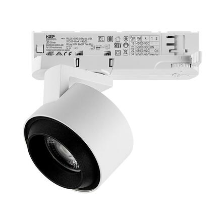 Deko-Light 3-fázové bodové svítidlo Ceres 90, 19 W, 4000 K, bílá 707286