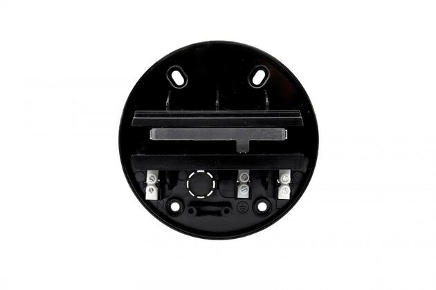 Deko-Light kolejnicový systém 3-fázový 230V D Line přisazený adaptér pro svítidla 220-240V AC/50-60Hz černá RAL 9011  710047