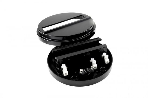 Deko-Light kolejnicový systém 3-fázový 230V D Line přisazený adaptér pro svítidla 220-240V AC/50-60Hz černá RAL 9011  710047