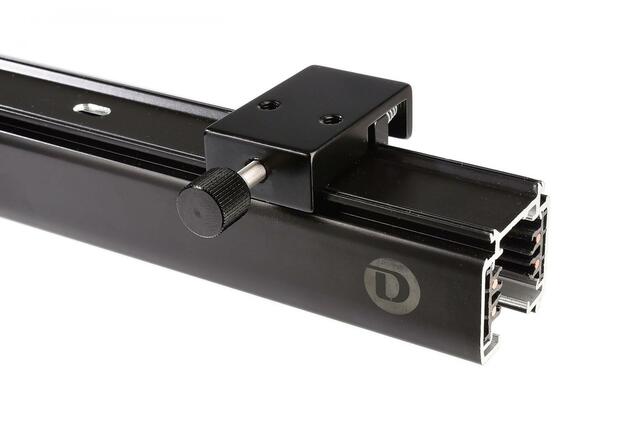 Deko-Light kolejnicový systém 3-fázový 230V D Line rychlomontážní svorka pro výstavy černá  710082