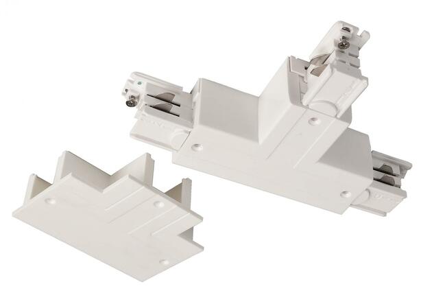 Deko-Light kolejnicový systém 3-fázový 230V D Line krycí panel T-spojka bílá RAL 9016 99 mm 710093