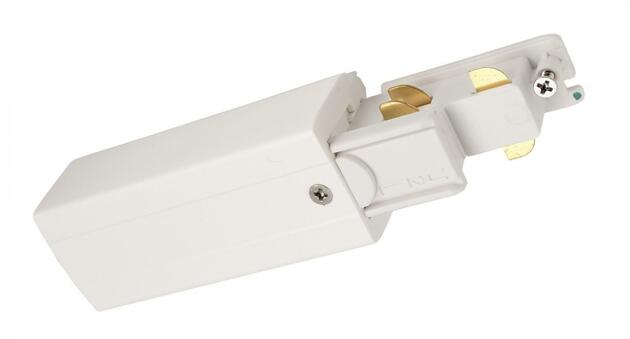 Deko-Light 3-fázový kolejnicový systém - D Line DALI elektrické napájení levé, bílá 710514