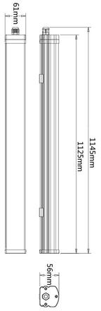 Deko-Light stropní přisazené svítidlo Tri Proof Motion 220-240V AC/50-60Hz 24,50 W 4000 K 2500 lm 1145 bílá  730455