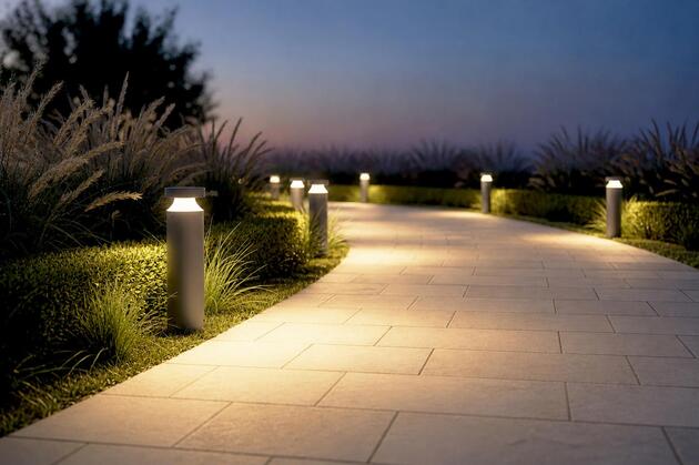 Deko-Light venkovní stojací svítidlo Faro 60, 12 W, 3000 K, tmavěšedá 730520