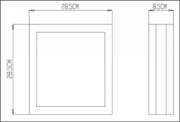 Light Impressions Deko-Light nástěnné přisazené svítidlo Scuti I 220-240V AC/50-60Hz E27 2x max. 11,00 W 285 mm stříbrná 731052